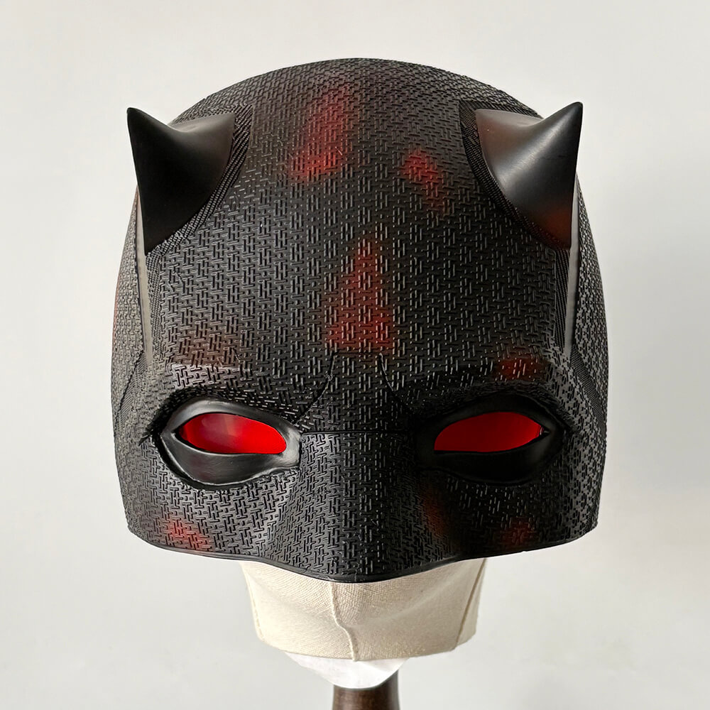 Daredevil Born Again Season 2 Matt Murdock Black Helmet Mask Halloween Props Takerlama