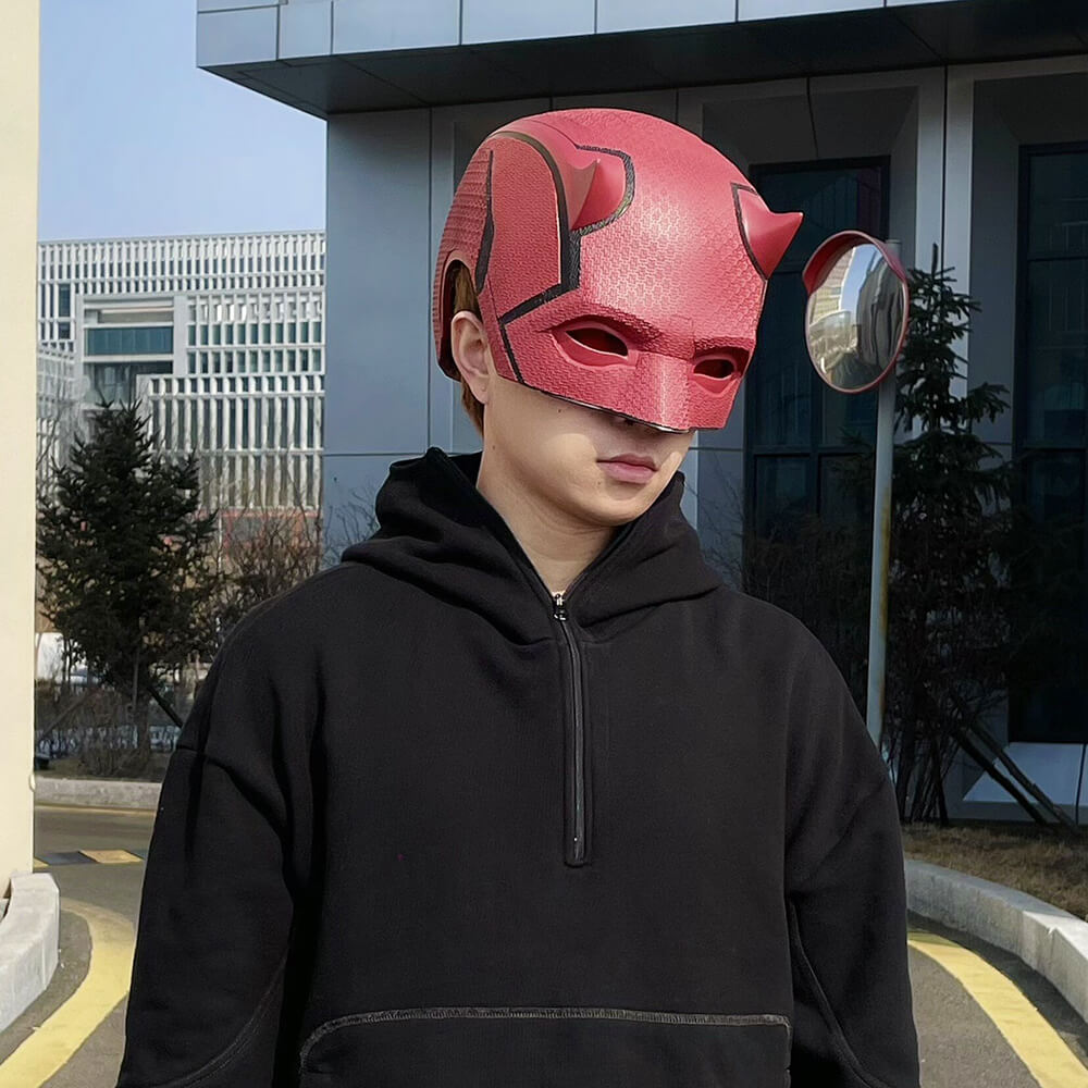 Daredevil Born Season 1 Again Matt Murdock Helmet Mask Superhero Halloween Cosplay Props Takerlama