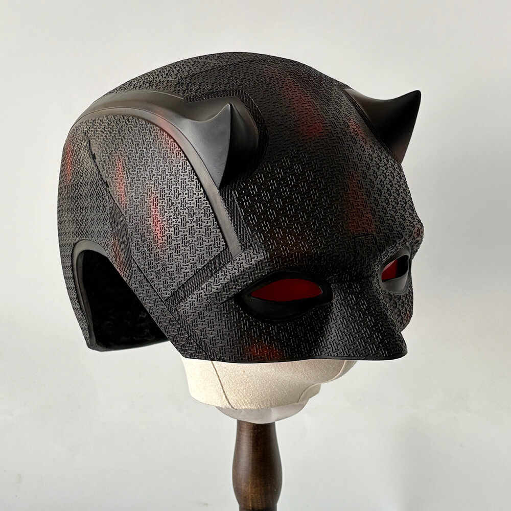 Daredevil Born Again Season 2 Matt Murdock Black Helmet Mask Halloween Props Takerlama