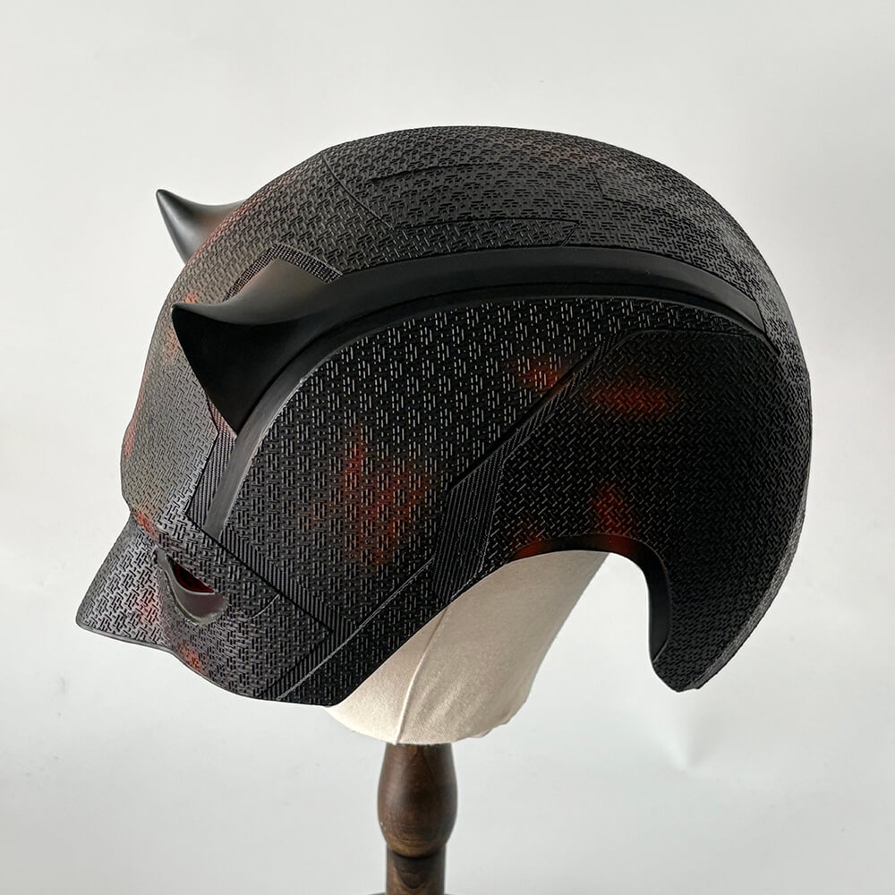 Daredevil Born Again Season 2 Matt Murdock Black Helmet Mask Halloween Props Takerlama