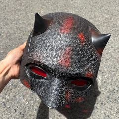 Daredevil Born Again Season 2 Matt Murdock Black Helmet Mask Halloween Props Takerlama