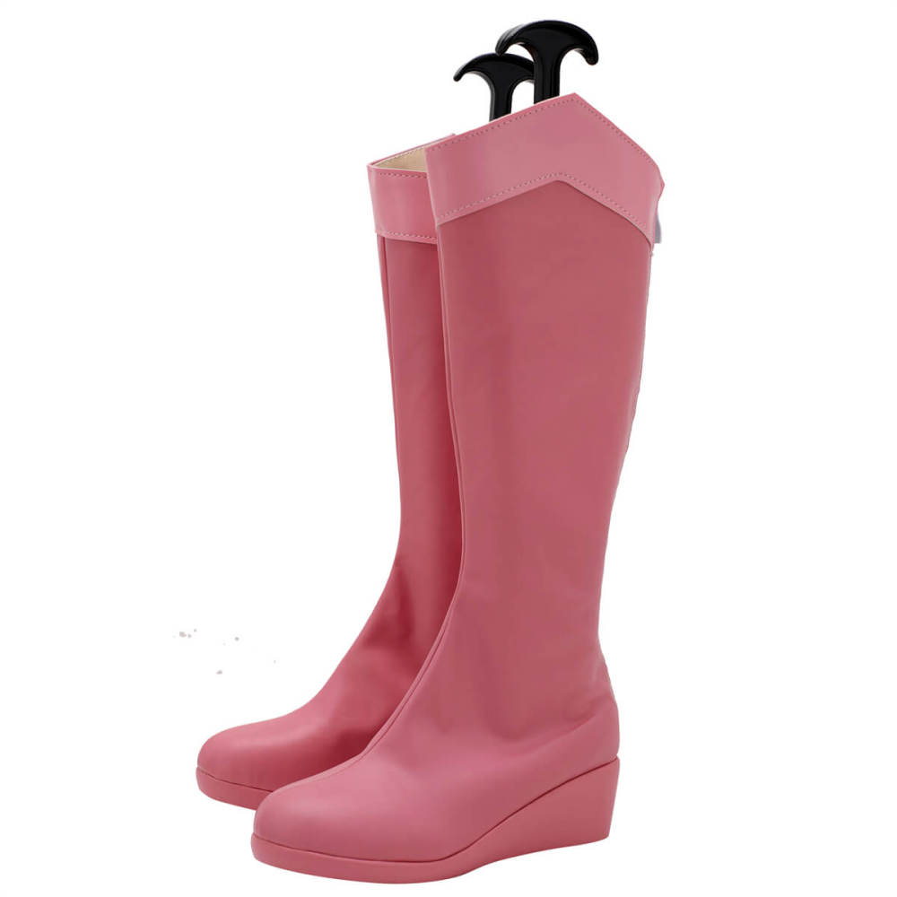 Invincible Atom Eve Cosplay Boots Blue Halloween Costume Shoes Takerlama