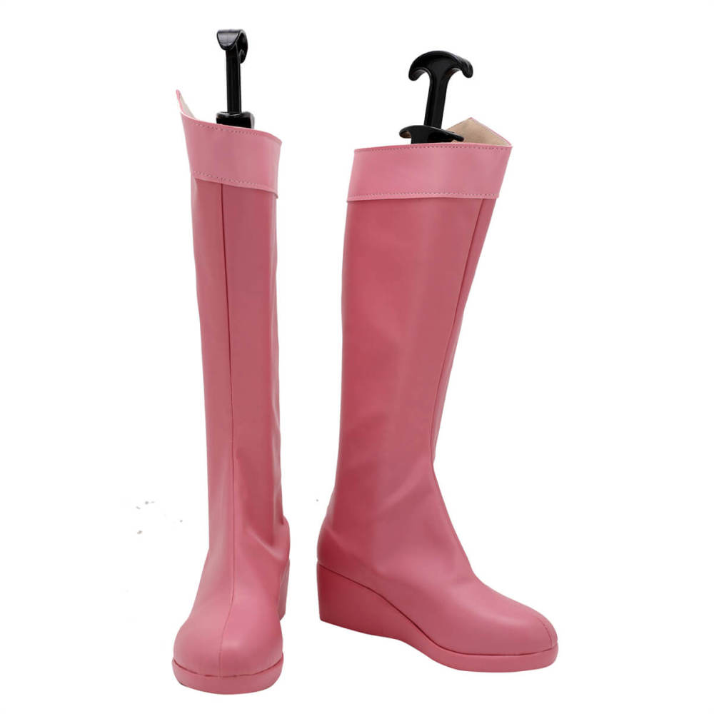 Invincible Atom Eve Cosplay Boots Blue Halloween Costume Shoes Takerlama