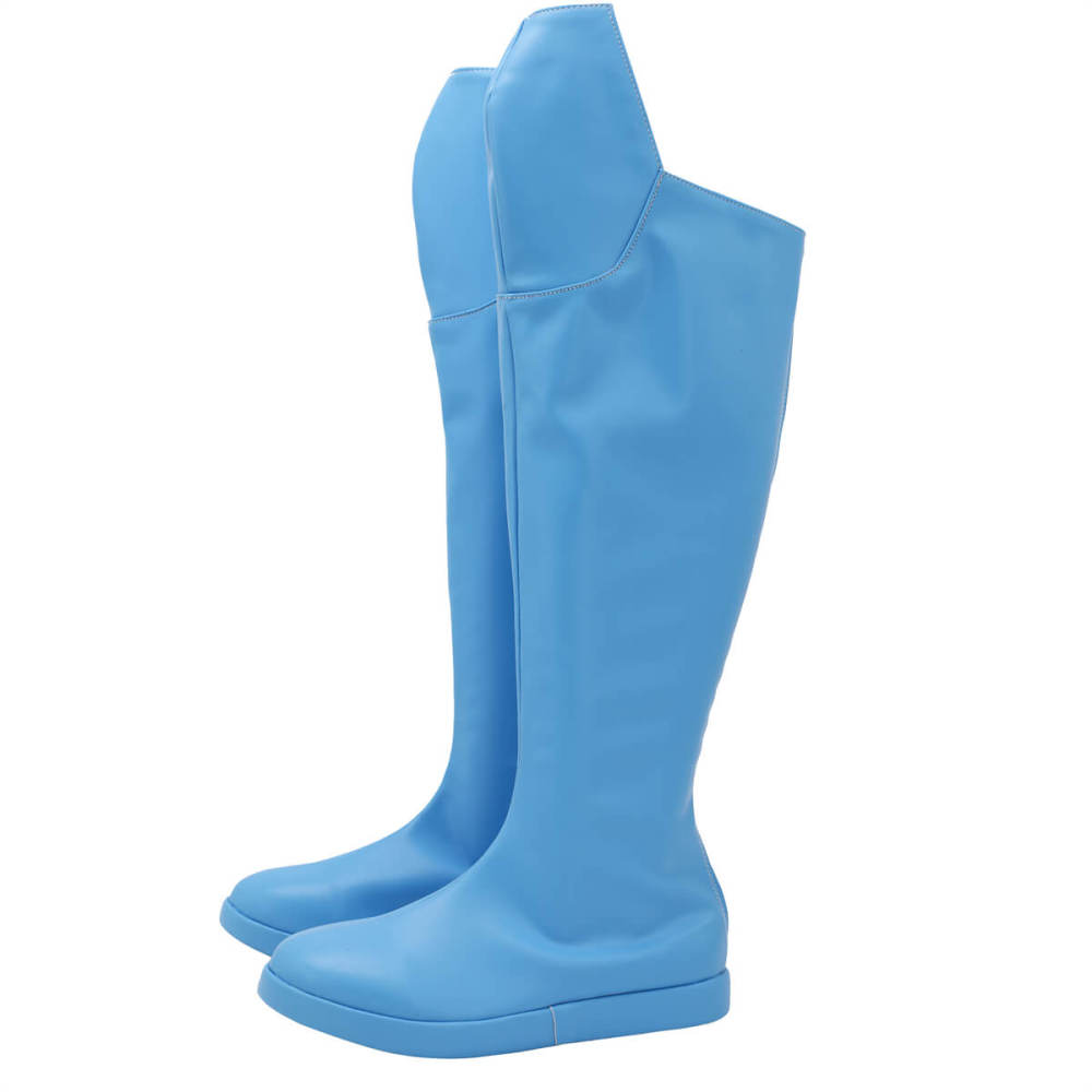 Invincible Mark Grayson Cosplay Boots Blue Costume Shoes Takerlama
