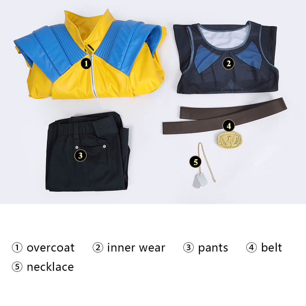 Deluxe Marvel Rivals Wolverine Cosplay Costume Logan Default Style Takerlama
