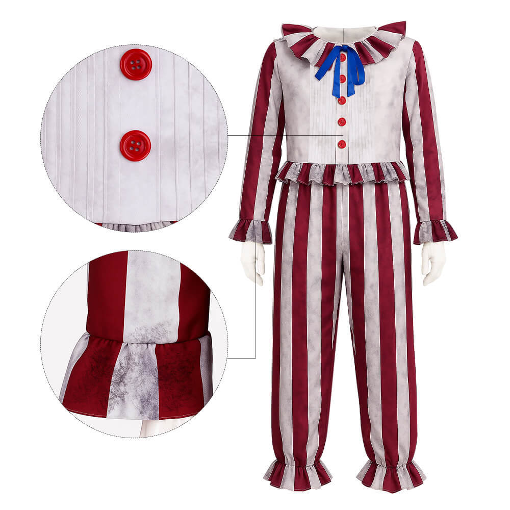 Clown in A Cornfield Frendo Cosplay Costume Halloween Party Outfits For Men Takerlama