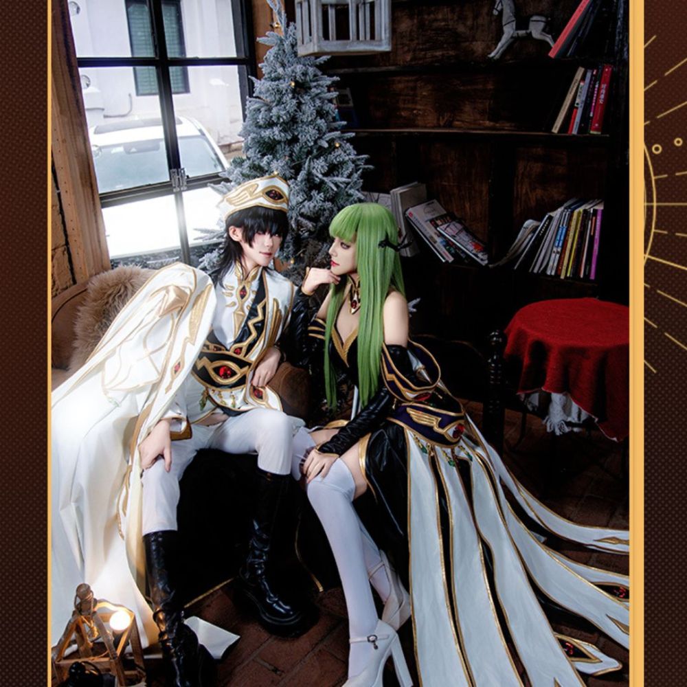 Code Geass Lelouch Vi Britannia King Cosplay Costume Lamperouge Emperor King Suit with Hat Takerlama