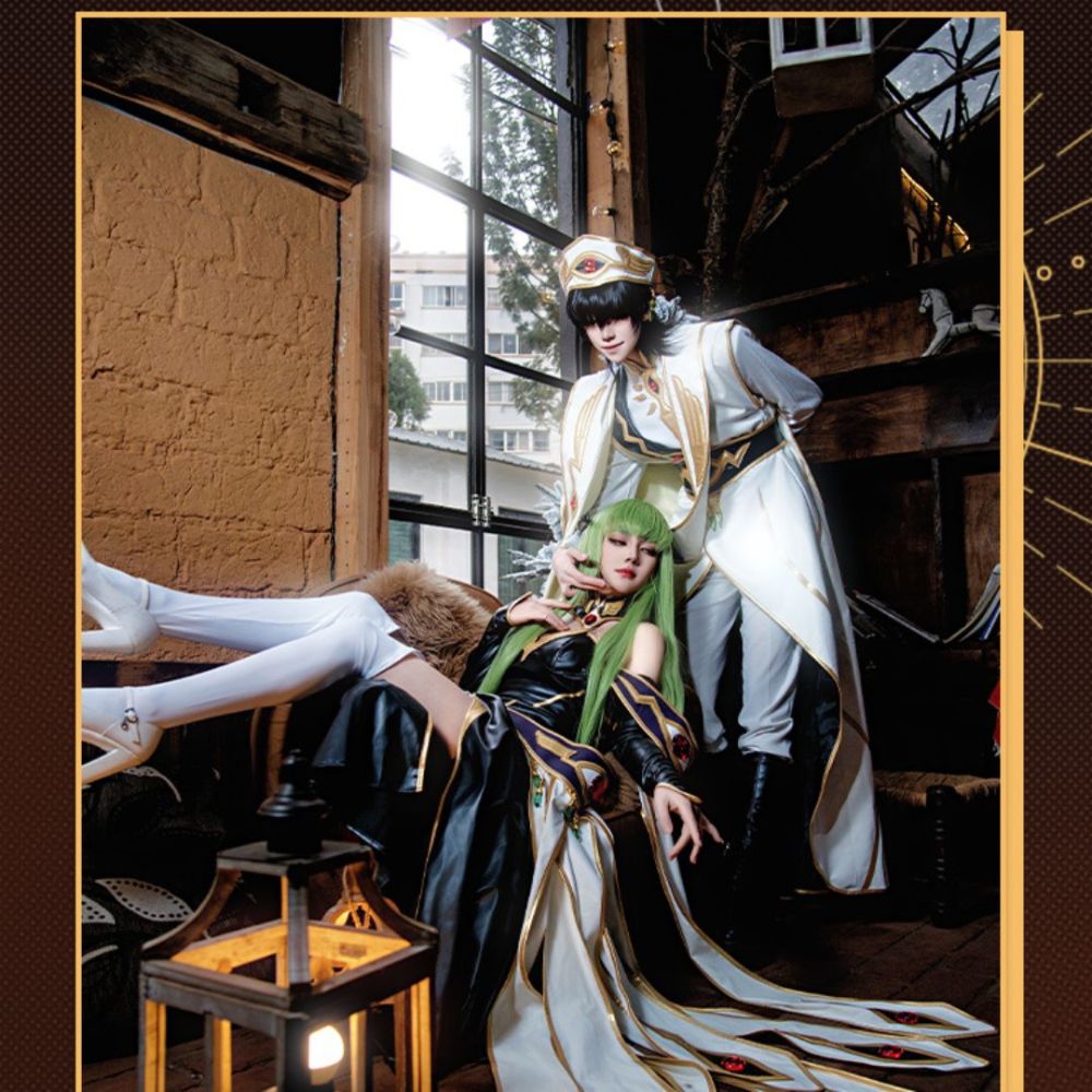 Code Geass Lelouch Vi Britannia King Cosplay Costume Lamperouge Emperor King Suit with Hat Takerlama