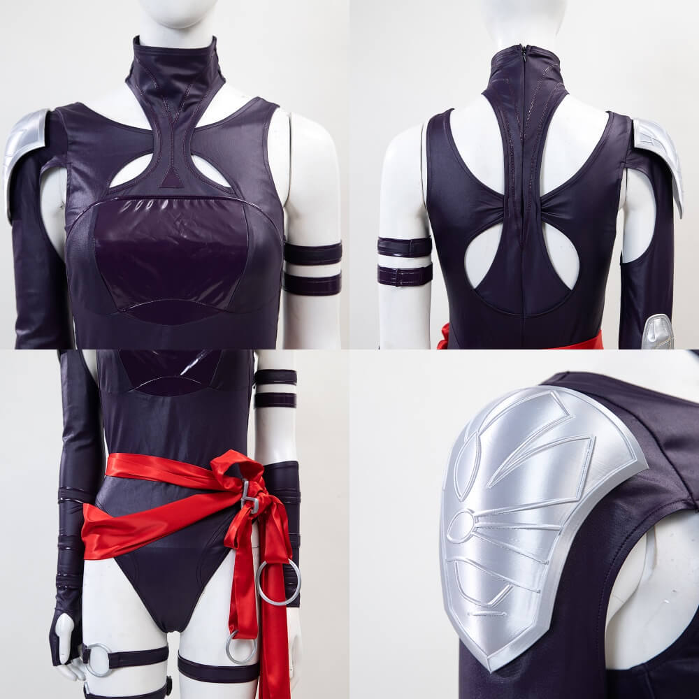 Game Marvel Rivals Psylocke Vengeance Cosplay Costume For Women Takerlama