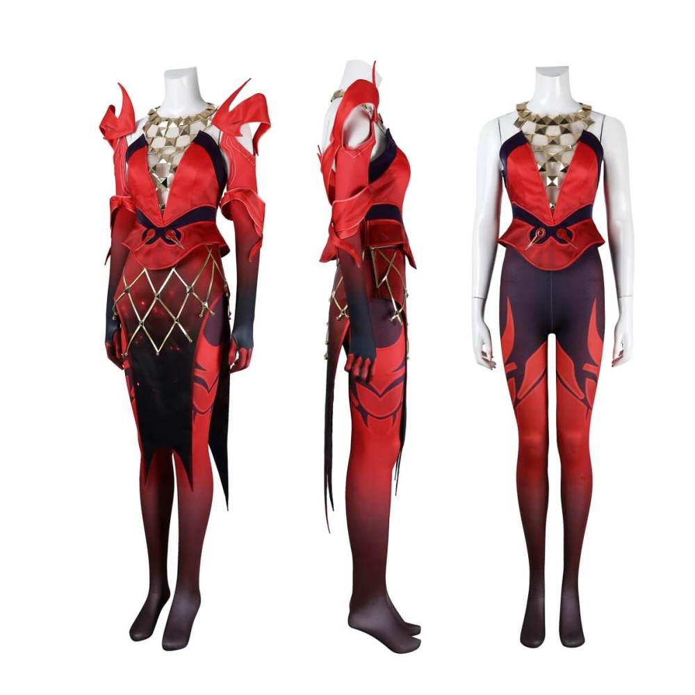 Marvel Rivals Scarlet Witch Emporium Matron Cosplay Costume Takerlama