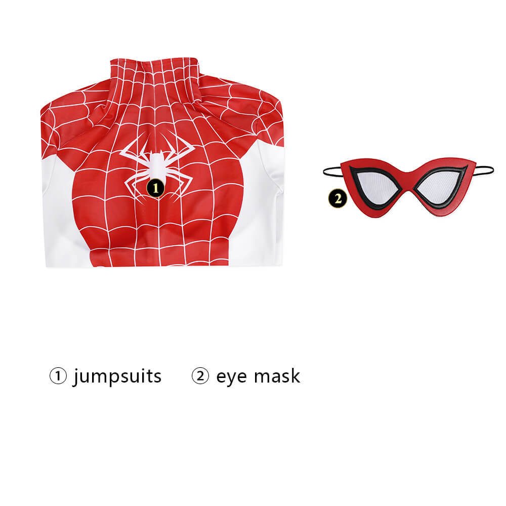 Spider-Man Mary Jane Watson Earth-18119 Spinneret Cosplay Costume Takerlama