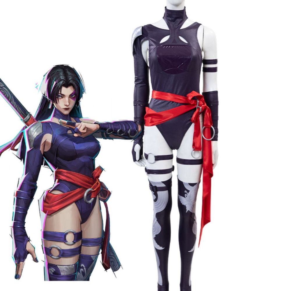 Game Marvel Rivals Psylocke Vengeance Cosplay Costume For Women Takerlama