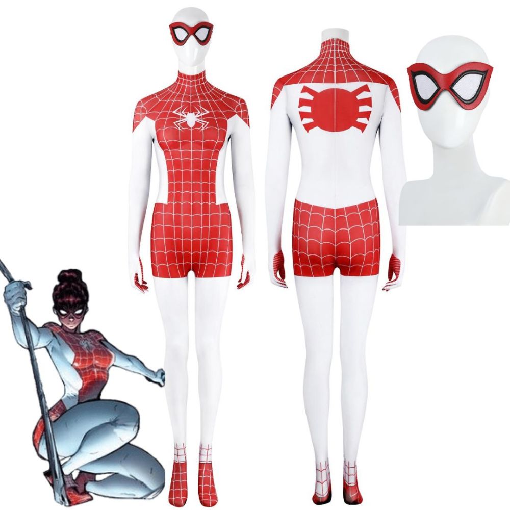 Spider-Man Mary Jane Watson Earth-18119 Spinneret Cosplay Costume Takerlama