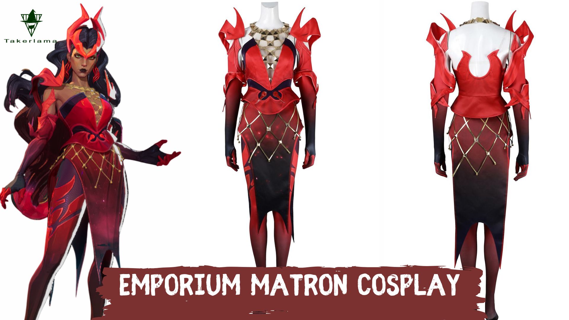 Marvel Rivals Scarlet Witch Emporium Matron Cosplay Costume Takerlama (4)