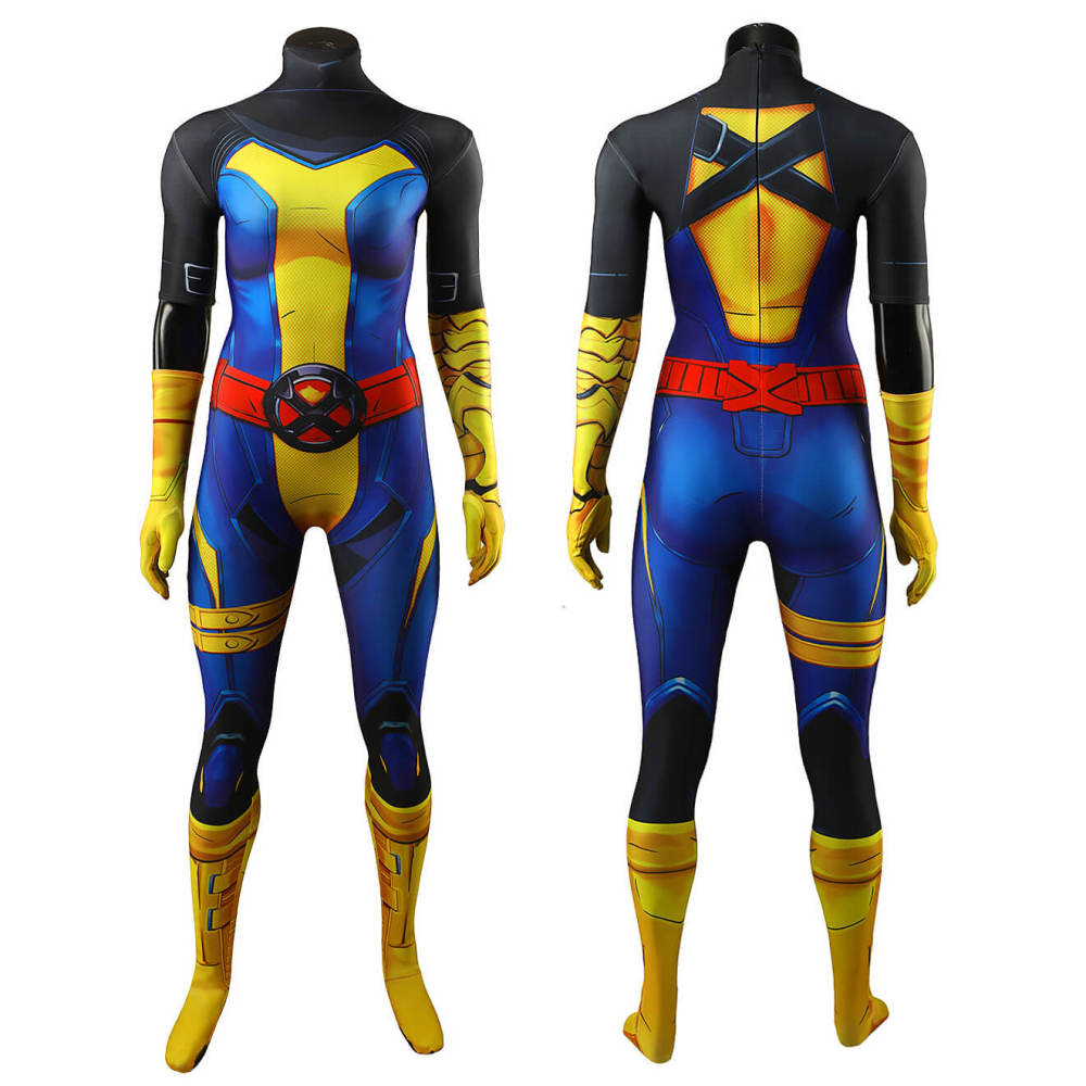 Marvel Rivals Magik Retro X-Uniform Halloween Cosplay Costume 3D Print Bodysuit Takerlama