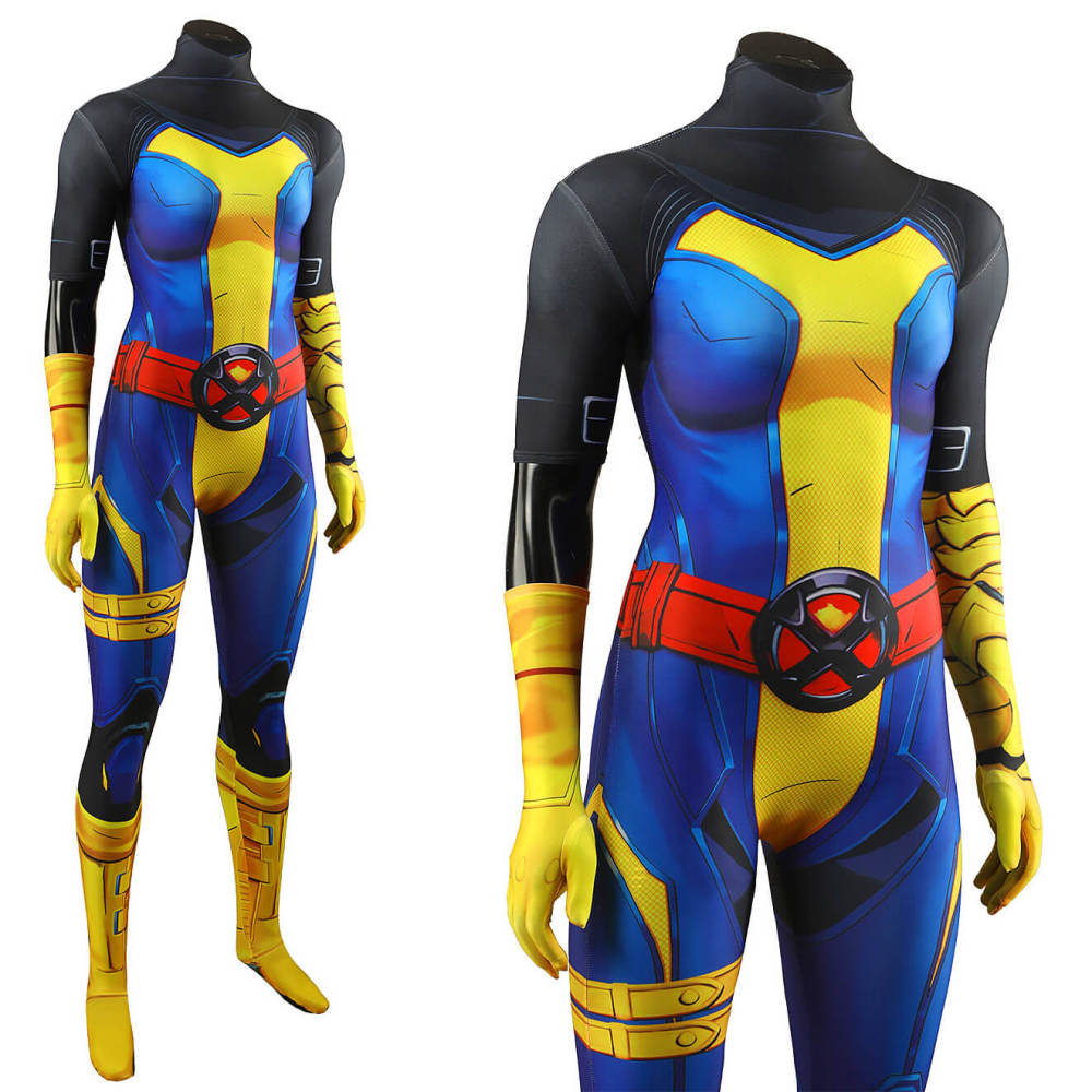 Marvel Rivals Magik Retro X-Uniform Halloween Cosplay Costume 3D Print Bodysuit Takerlama