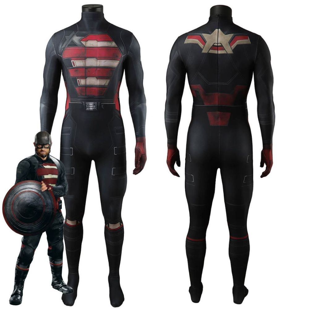 Thunderbolts U.S. Agent Cosplay Costume John Walker Halloween Party Jumpsuit Takerlama
