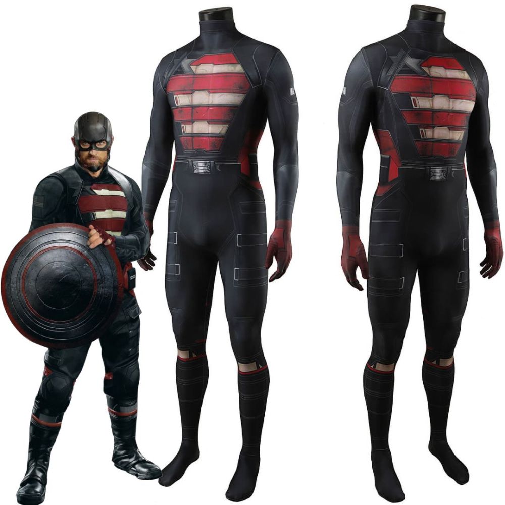 Thunderbolts U.S. Agent Cosplay Costume John Walker Halloween Party Jumpsuit Takerlama