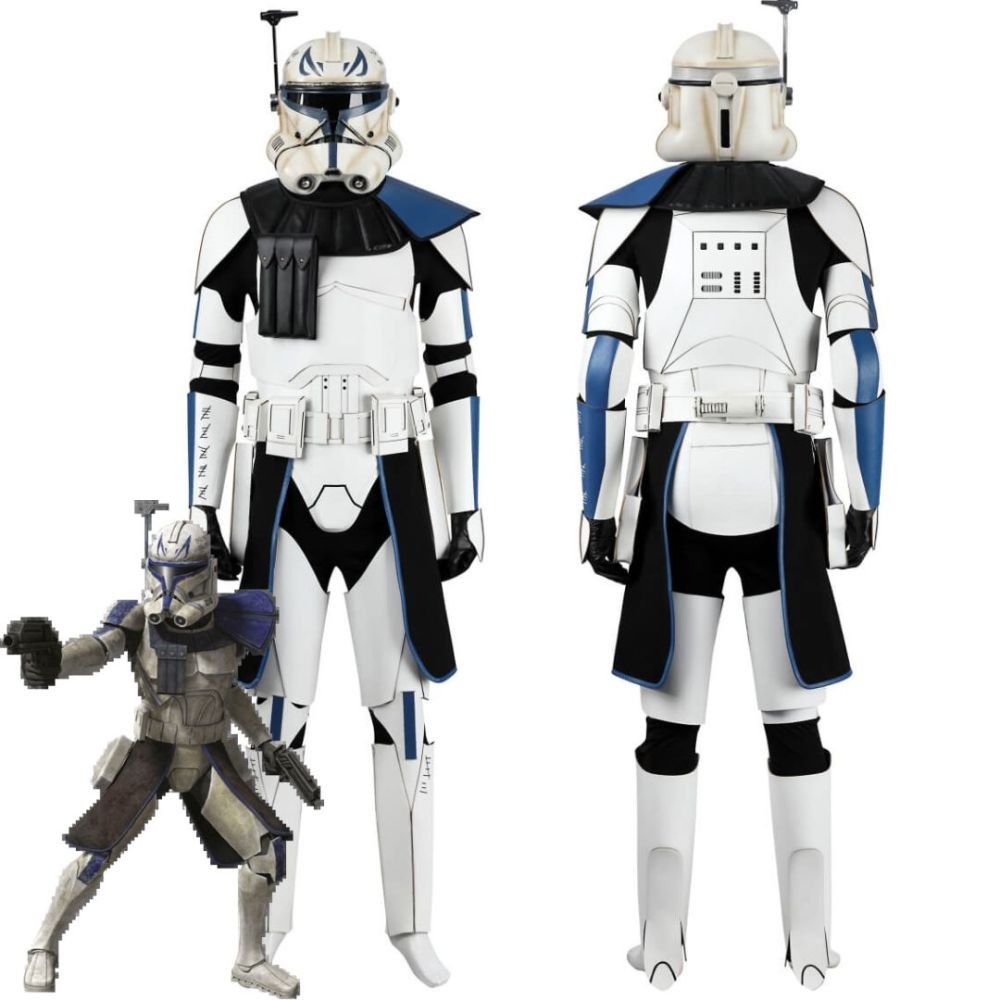 Star Wars: The Clone Wars Captain Rex Cosplay Costume Top Level Takerlama