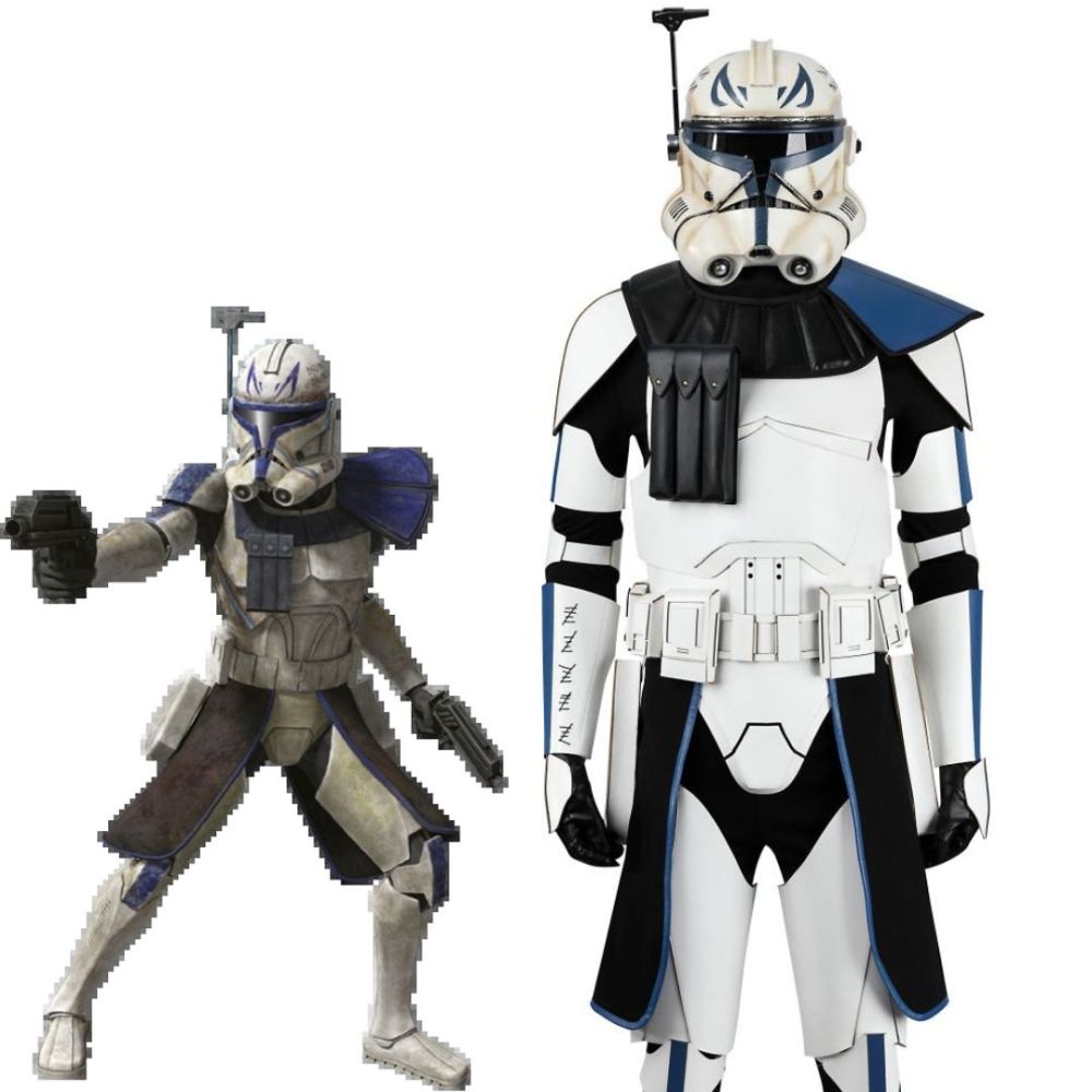 Star Wars: The Clone Wars Captain Rex Cosplay Costume Top Level Takerlama