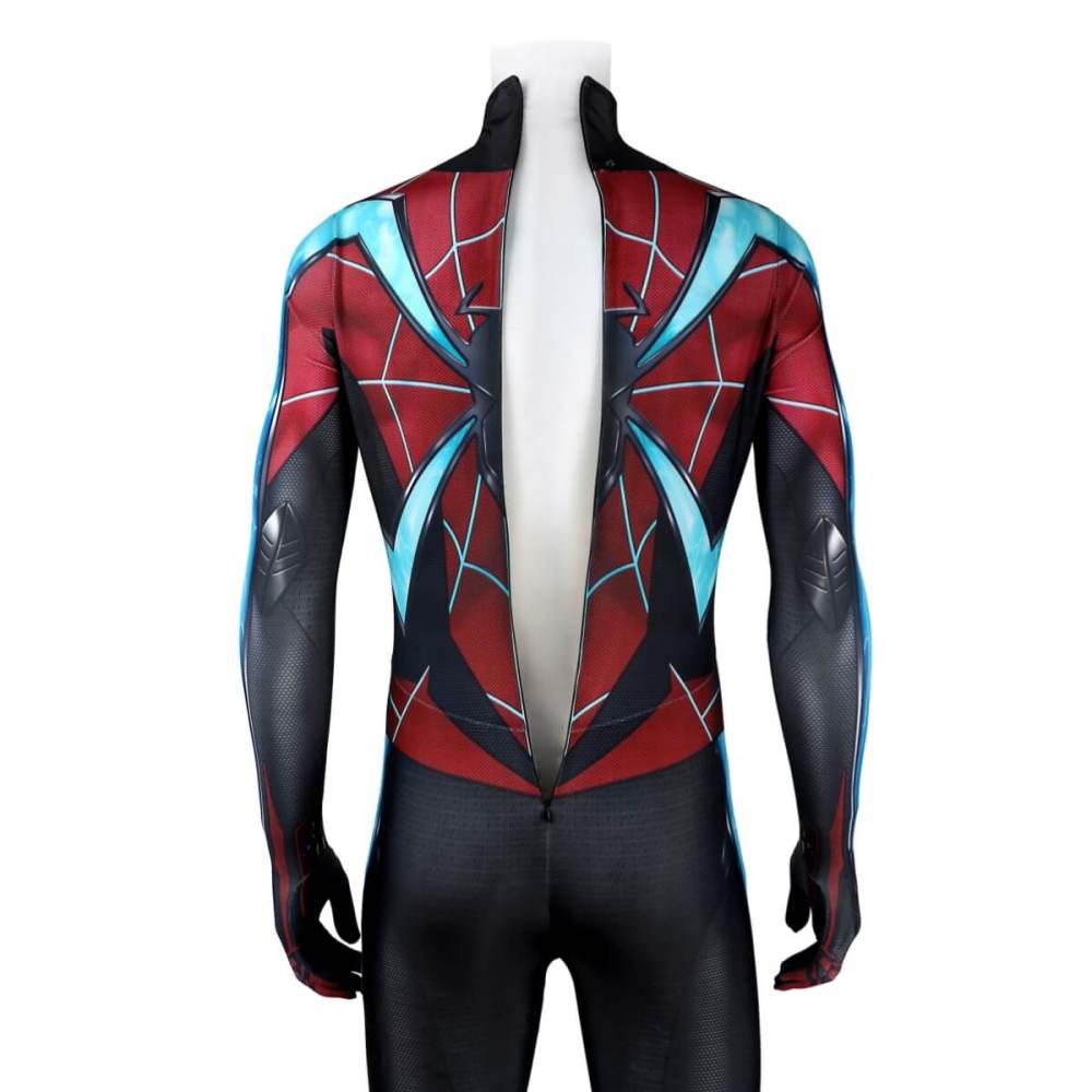 Spider-Man 2 Miles Morales Evolved Suit Cosplay Costume Takerlama