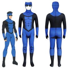 Kids Invincible Season 3 Mark Grayson Cosplay Costume Halloween Jumpsuit Mask Goggles Takerlama