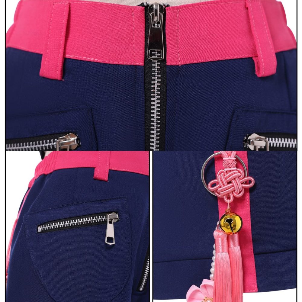 Kpop Demon Hunters Rumi Cosplay Costume Women's Halloween Fancy Dress Takerlama