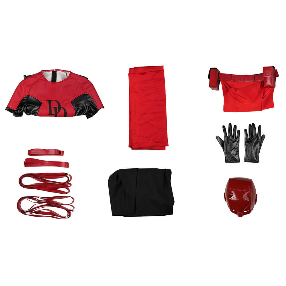 Elektra Female Daredevil Cosplay Costume Marvel Comics Outfits Takerlama