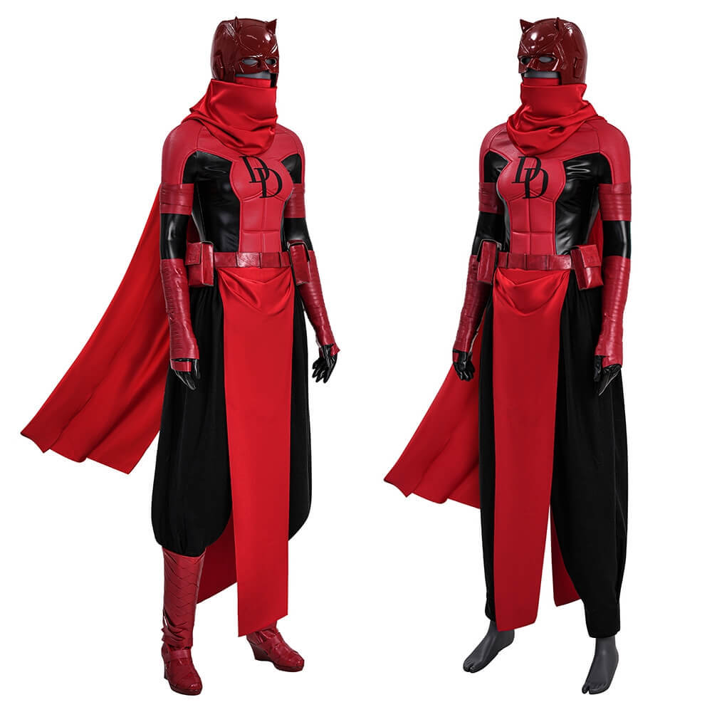 Elektra Female Daredevil Cosplay Costume Marvel Comics Outfits Takerlama