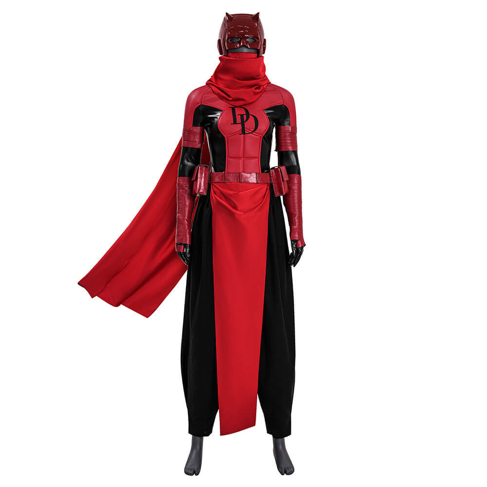 Elektra Female Daredevil Cosplay Costume Marvel Comics Halloween Outfits Takerlama