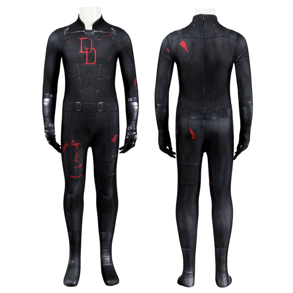 Kids Daredevil: Born Again Season 2 Matt Murdock Halloween Cosplay Costume Boy's Gifts Takerlama
