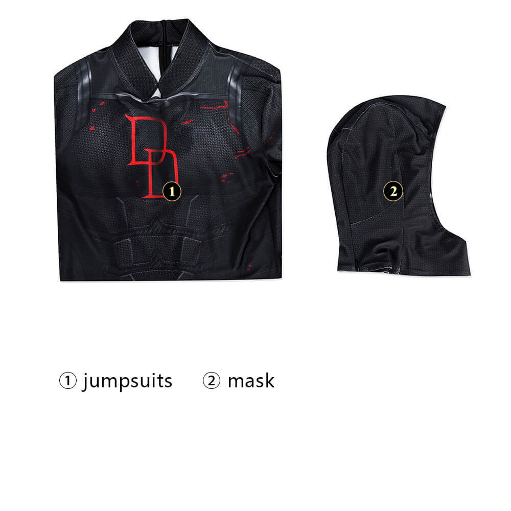 Kids Daredevil: Born Again Season 2 Matt Murdock Halloween Cosplay Costume Boy's Gifts Takerlama