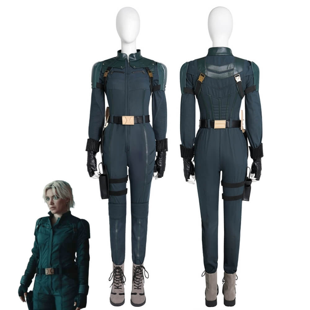 Thunderbolts Yelena Belova Cosplay Costume Black Widow Halloween Outfits Takerlama