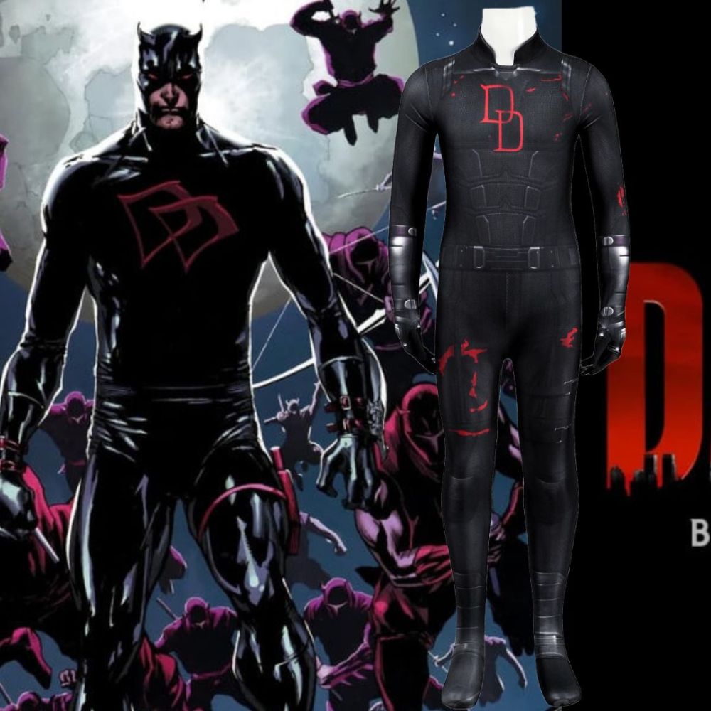 Kids Daredevil: Born Again Season 2 Matt Murdock Halloween Cosplay Costume Boy's Gifts Takerlama