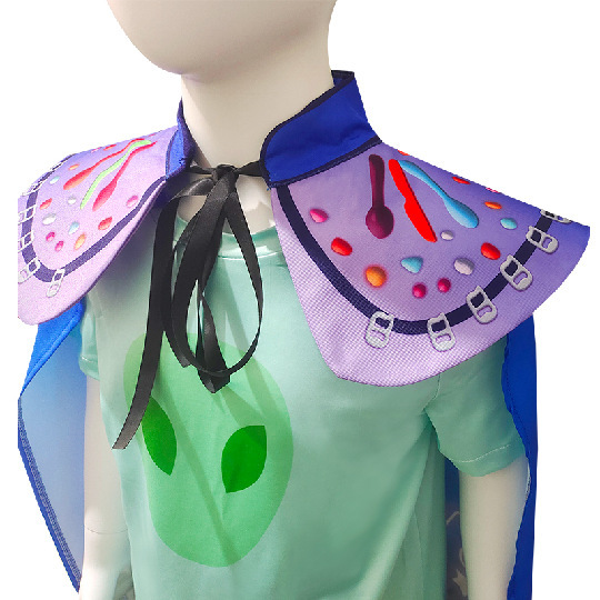 Kids Elio 2025 Solis Cosplay Costume Cartoon Shirt Cloak Takerlama