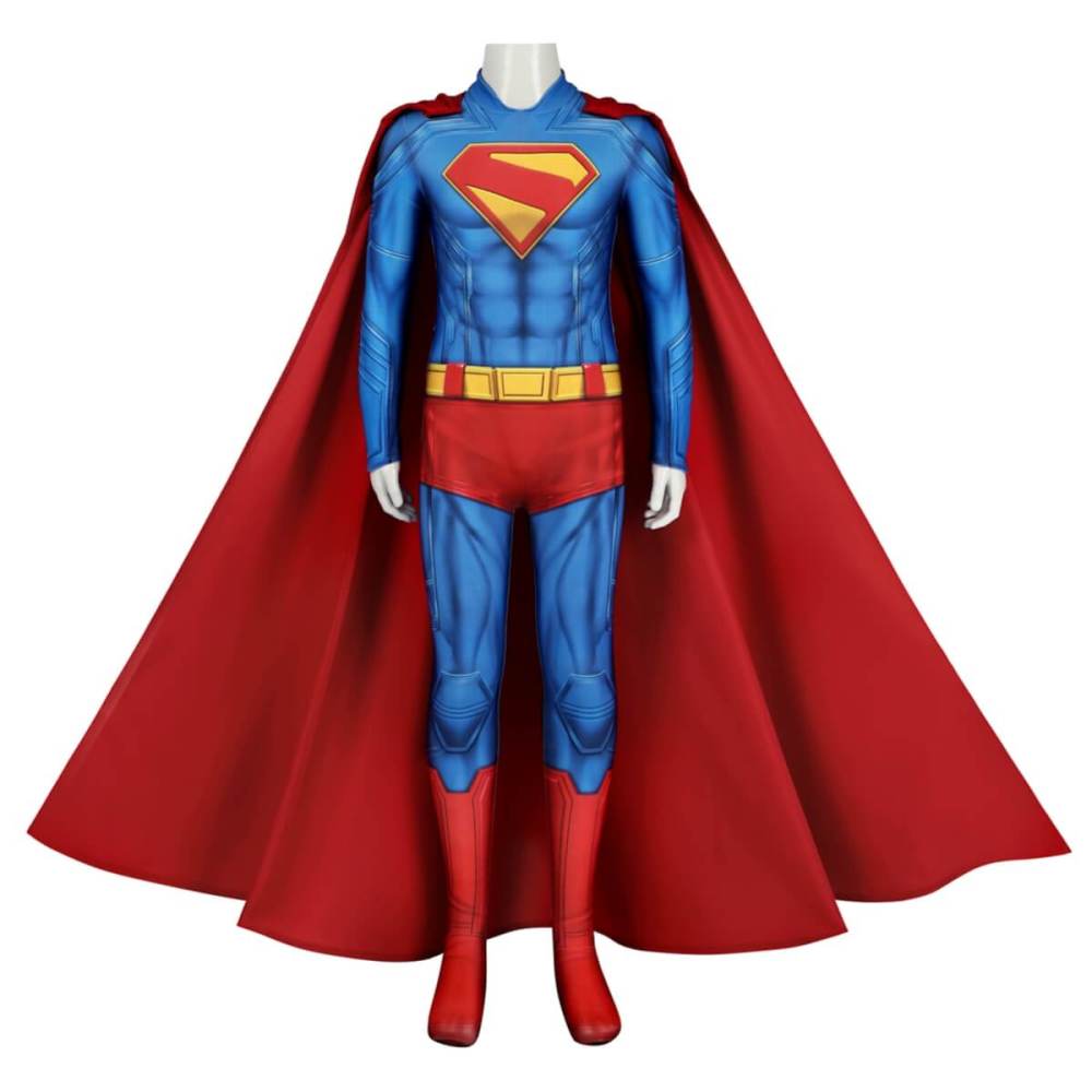 Kids Superman Legacy Superhero Clark Kent Cosplay Costume Takerlama