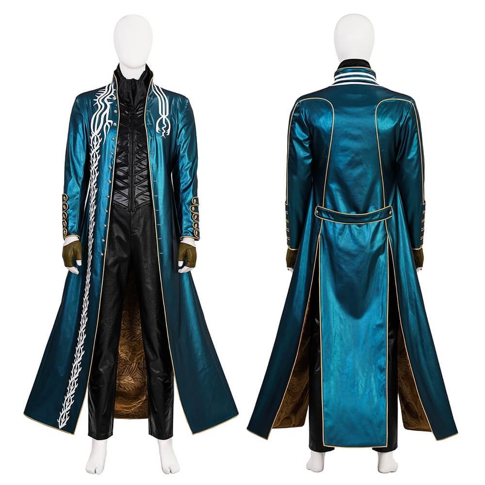 Devil May Cry 3: Dante's Awakening Vergil Cosplay Costume Top Level Takerlama