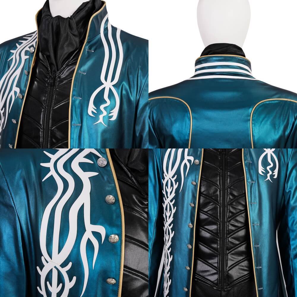 Devil May Cry 3: Dante's Awakening Vergil Cosplay Costume Top Level Takerlama