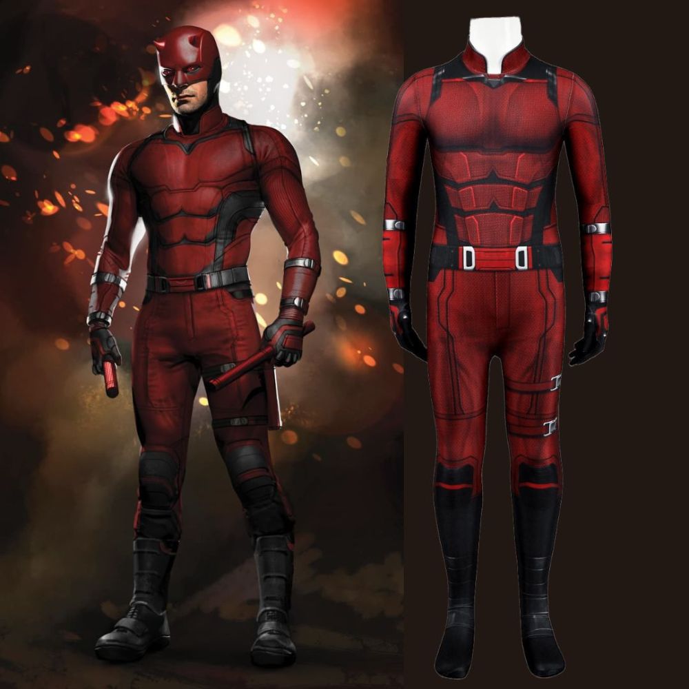 Kids Daredevil Born Again Matt Murdock Cosplay Costume Boy's Gifts Takerlama