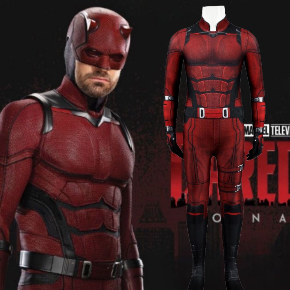 Kids Daredevil Born Again Matt Murdock Cosplay Costume Boy's Gifts Takerlama