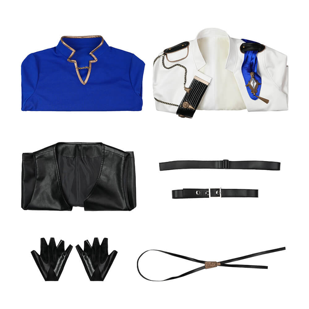 Game Final Fantasy XIV Seneschal Prince's Jacket Cosplay Costume Version B Takerlama