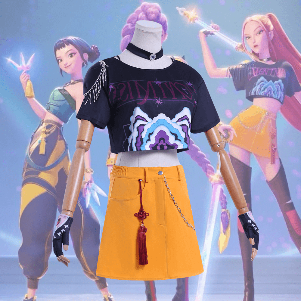 Movie Kpop Demon Hunters Mira Cosplay Costume Takerlama