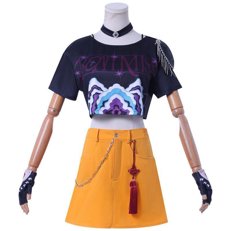 Movie Kpop Demon Hunters Mira Cosplay Costume Takerlama