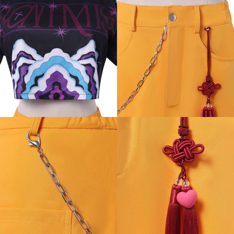 Movie Kpop Demon Hunters Mira Cosplay Costume Takerlama