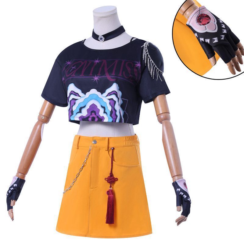 Movie Kpop Demon Hunters Mira Cosplay Costume Takerlama