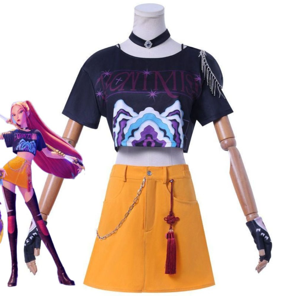 Movie Kpop Demon Hunters Mira Cosplay Costume Takerlama