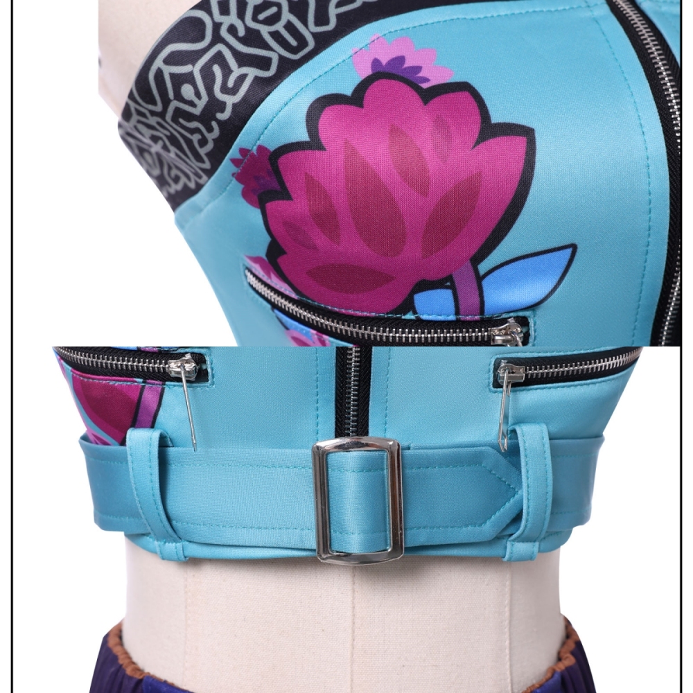 Kpop Demon Hunters Zoey Cosplay Costume Women's Masquerade Party Outfits Takerlama