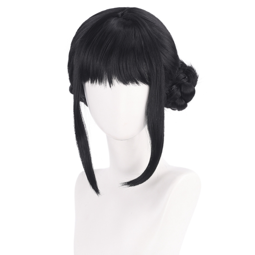 Kpop Demon Hunters Zoey Cosplay Wig Black Synthetic Hair For Women Takerlama