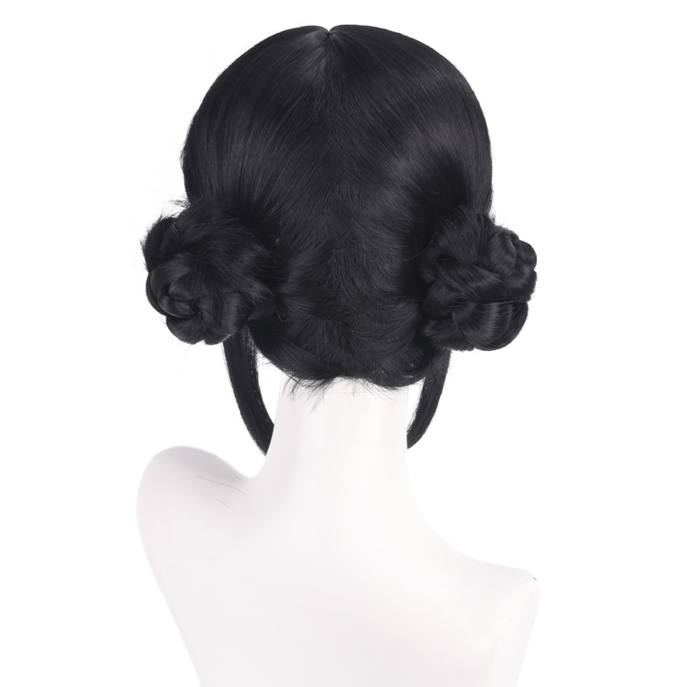 Kpop Demon Hunters Zoey Cosplay Wig Black Synthetic Hair For Women Takerlama