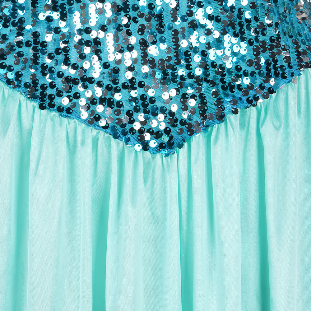 Elsa Princess Blue Dress Frozen 2 Disney Snow Queen Cosplay Costume Takerlama In Stock